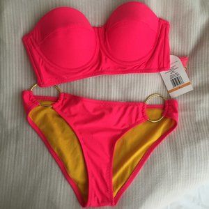 Jessica Simpson Halter Bustier Top & Bottom S NWT